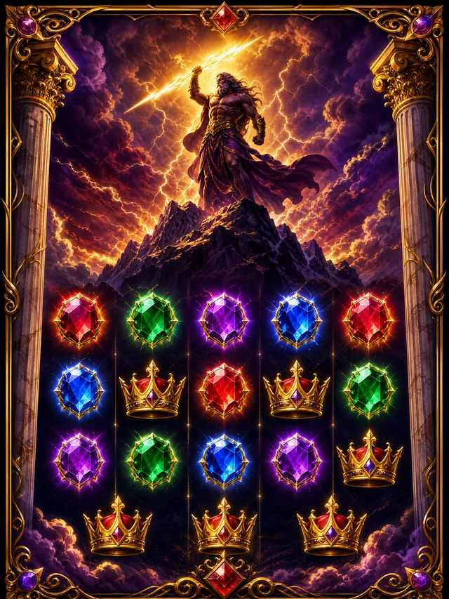 Ilustrasi permainan Gates of Olympus - Slot