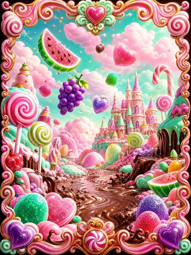 Ilustrasi permainan Sweet Bonanza - Slot